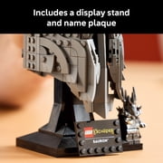 LEGO Icons The Lord of the Rings: Sauron's Helmet - Building Set for Adults, Ages 18+ Bedroom, Home Office, Book Shelf Decor - W/ Sauron Minifigure - Gift for LOTR Fans - 11373