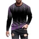 thumbnail image 2 of Blusas y camisas de manga larga con cuello redondo para hombre, blusa informal de manga larga con cuello redondo y estampado., 2 of 5
