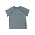 thumbnail image 6 of XUNZOO Kids Girls Boys Athletic Shirts Short Sleeve Dry Fit Sports T-Shirts Tops Activewear Tees for Dark Gray 150, 6 of 7