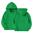 thumbnail image 3 of Abcomgle Cute Hoodies for Girls 10-12 Trendy Hooded Girls Sweatshirt Long Sleeve Girls Pullover Sweatshirt Casual Winter Clothing for Teen Girls,3-4 Years Green, 3 of 5