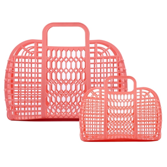 Set de Bolsas Jelly BABANA Madre e Hija Pequeña y Grande Melocotón