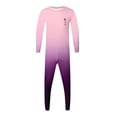 thumbnail image 4 of toraway Men's Suits Slim Fit Men's Loose Casual Coconut Tree Gradient Print Beach Holiday Set M, 4 of 4