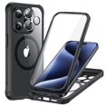 thumbnail image 1 of Funda de teléfono ESR para iPhone 15 Pro Max con vidrio templado negro, 1 of 8