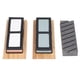 thumbnail image 1 of Sharpening Stone Polishing Finishing Sharpener Whetstone Set with Wooden Base Non Slip Pad, 1 of 5