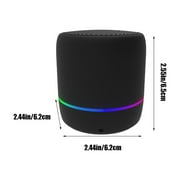 XMMSWDLA Portable Bluetooth Speakers with Colorful Lights, Loud Sound, Small Bluetooth Speaker with Wireless Stereo Pairing, HiFi Sound, Long Playtime,for Shower,Home,Outdoor