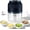 black, variant on Electric Garlic Chopper, 2026 Upgraded Mini Portable Veggie Chopper USB Charging Wireless Food Processor, for Onion/Ginger/Chili/Fruit, 350ml Glass Bowl