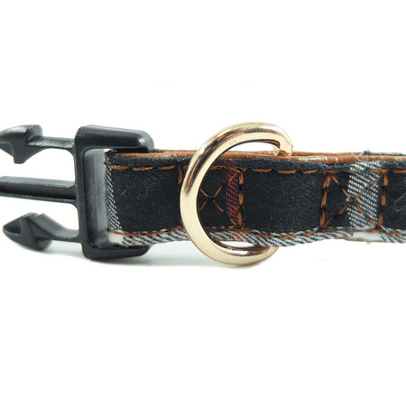 Designer Plaid Bow-tie Cat Collar