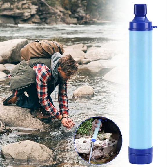 Water Straw Filter Survival,Emergency Water Straw,Emergency Survival Water Straws,Survival Straws for Purifying Water,Military Grade Portable Purifier for Travel,Hiking,Camping Preparedness