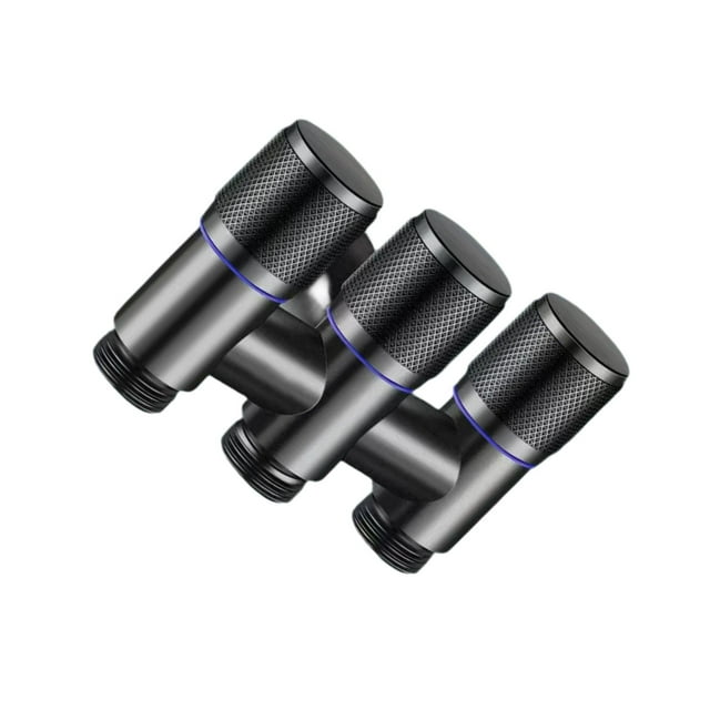 Shengyu Angle Stop Valve 1/2 inch Bathtub Valve Bidet Gray Deep Control Toilet Kitchen Sprayer Deep Gray 10x6x7cm