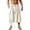 Beige, variant on Yuhangmm Men's Casual Summer Trousers Lightweight Flowy Wide Leg Cropped Pants With Pleats For Comfortable Everyday Wear Grey XL