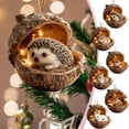 thumbnail image 7 of SLYNSHome Pine Cone Animal Hanging Ornaments 2D Acrylic Forest Animal Decor DIY Crafts for Home Party Decor, 7 of 7