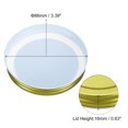 thumbnail image 2 of Uxcell 18 Pack 86mm/3.39" Regular Mouth Tin Plate Mason Jar Lids for Canning Gold, 2 of 6