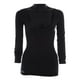 thumbnail image 3 of Playera Para Mujer K-SWISS Cuello V Manga Larga Negro Talla Ch, 3 of 4