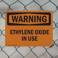 thumbnail image 5 of (2 Pack) Ethylene Oxide In Use OSHA Warning Sign 18 Inch X 12 Inch Indoor / Outdoor Rust-Free Aluminum Metal Signs for Workplace, Workshop, and Construction Site, Made in the USA, 5 of 8