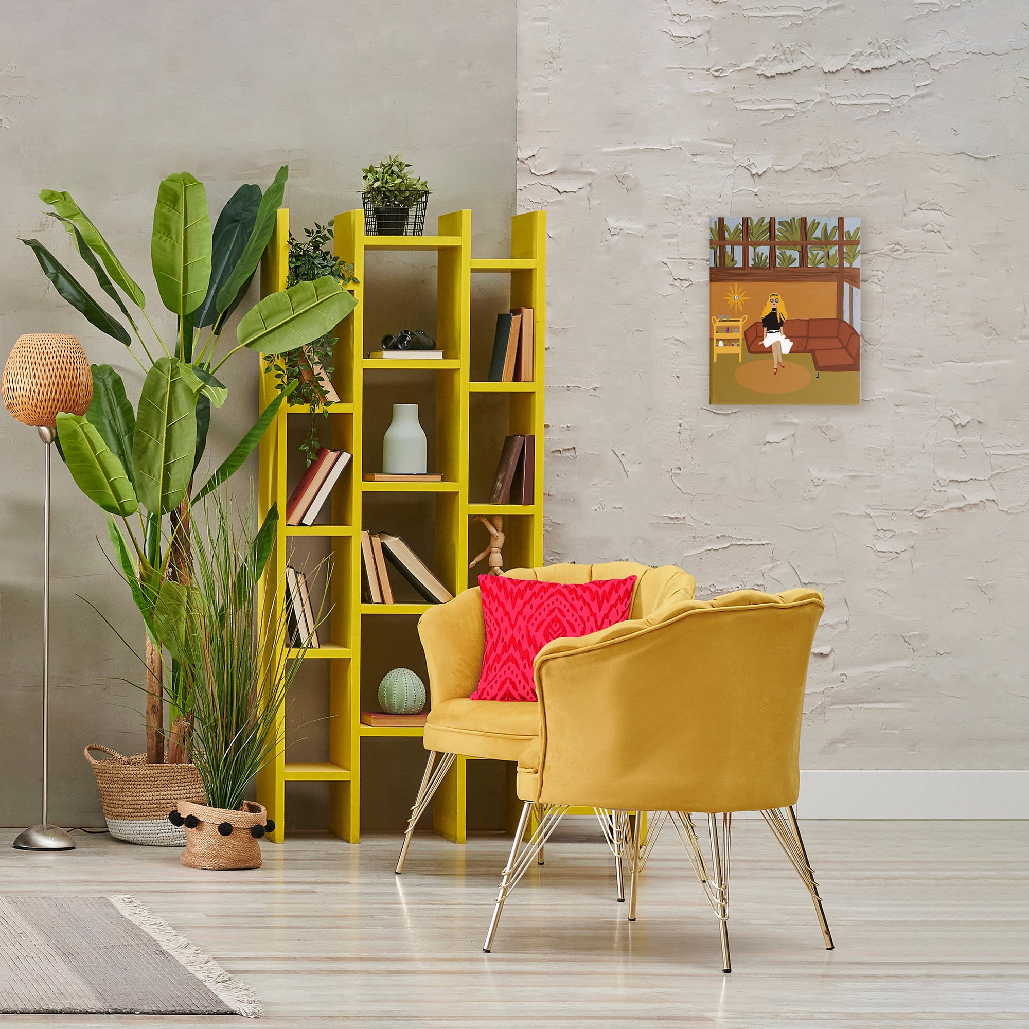 Stupell Industries Living The Girl Life Canvas Wall Art, design by Kristal Clifford