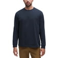 thumbnail image 4 of Men's Premium Crewneck Long Sleeve T-Shirts Classic Fit Mid-Weight Everyday Cotton Shirt, 4 of 6