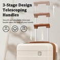 thumbnail image 4 of Set de equipaje imiomo Hard Shell de 5 piezas para mujer con cierre TSA, 4 of 9