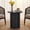 Octagonal Base Black, variant on Wirrytor Farmhouse Round End Table, Wooden Fluted Couch Side Table with Octagonal Base for Living Room, Small Bedside Table Accent Cabinet, Bedroom, Black
