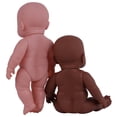 thumbnail image 5 of Vinilo recién nacido simulación muñeca bebé de plástico suave baño de bebé tareas domésticas padres e hijos educación temprana juguetes para niños (color de la piel) JAMW Sencillez, 5 of 5