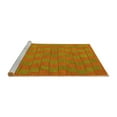 thumbnail image 2 of Ahgly Company Machine Washable Indoor Rectangle Abstract Yellow Contemporary Area Rugs, 2' x 3', 2 of 4
