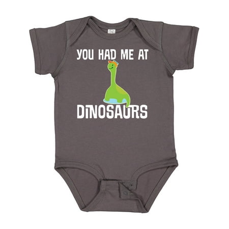 

Inktastic You Had Me at Dinosaurs Gift Baby Boy or Baby Girl Bodysuit