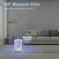 thumbnail image 5 of Lámpara antimosquitos, repelente de moscas eléctrico, dispositivo eléctrico para matar moscas, repelente de mosquitos, atrapamoscas, potentes trampas antiplagas de 360° para interiores y, 5 of 5