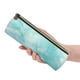 thumbnail image 5 of Disketp Blue Marble Estuche Organizador de Lápices de Cuero, Estuche de Oficina con Cremallera para Bolígrafo y Lápiz, 5 of 6