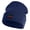 Navy, variant on Mothman Head Embroidered 12" Acrylic Cuff Long Beanie - Black OSFM