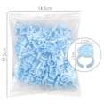 thumbnail image 3 of Copa De Pegamento 100 Uds. Soporte de anillo de pegamento para extensiones de pestañas en forma de corazón (azul) Ygjytge Cuidado Belleza, 3 of 4
