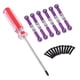 thumbnail image 3 of 6pc RC Steer Servo Pull Manillar 4,5 cm con destornillador rojo para camiones 959 A949 1/18 Púrpura, 3 of 5