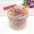 thumbnail image 3 of WRITWAA 1000Pcs Assorted Color Disposable Rubber Bands for Hair Ties and Hairstyles, 3 of 8