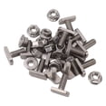 thumbnail image 1 of Tornillos de cabeza de martillo M8 de acero inoxidable para paneles solares: juego de 15 piezas, perfectos para instalaciones fotovoltaicas, 1 of 8