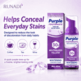 thumbnail image 3 of Purple Teeth Whitening Toothpaste, Neutralize Yellow Tones, Mint Fresh, 60 ml, 3 of 9
