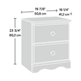 thumbnail image 2 of Sauder Storybook 2-Drawer Nightstand, Dover Oak Finish, 2 of 11