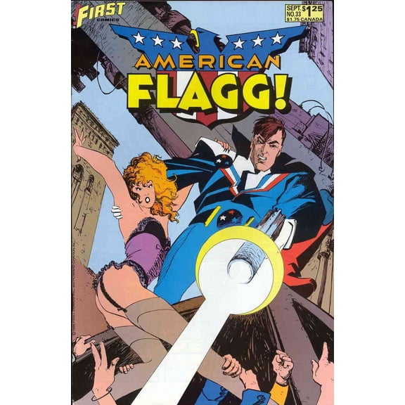 American Flagg #33 VF ; First Comic Book