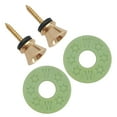 thumbnail image 1 of 2 Piezas de Botones de Bloqueo de Correa de Metal Pasadores Finales con Tornillos de Montaje para Ukelele Bajo de Guitarra Acústica Eléctrica, 12 Colo oro CUTICAT Clavija de bloqueo de la correa de la guitarra Clavija, 1 of 8