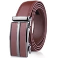 thumbnail image 1 of Ceinture à Cliquet en Microfibre pour Hommes Boucle Automatique Réglable, 1 of 5