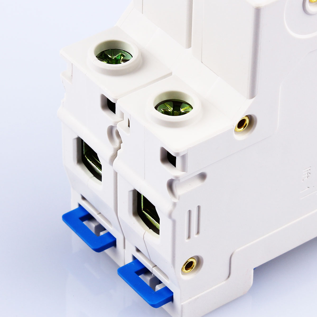 1PCS NXB-63 2P AC MCB C Curve 400V 10A 16A 20A 25A 32A 40A 63A Mini Circuit Breaker DZ47 Din Rail