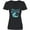 AB-Black, variant on Inktastic Mermaid Crew Women's V-Neck T-Shirt