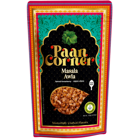 Paan Corner Masala Awla Spiced Gooseberry Snack, Clean Ingredients, 4.23 oz