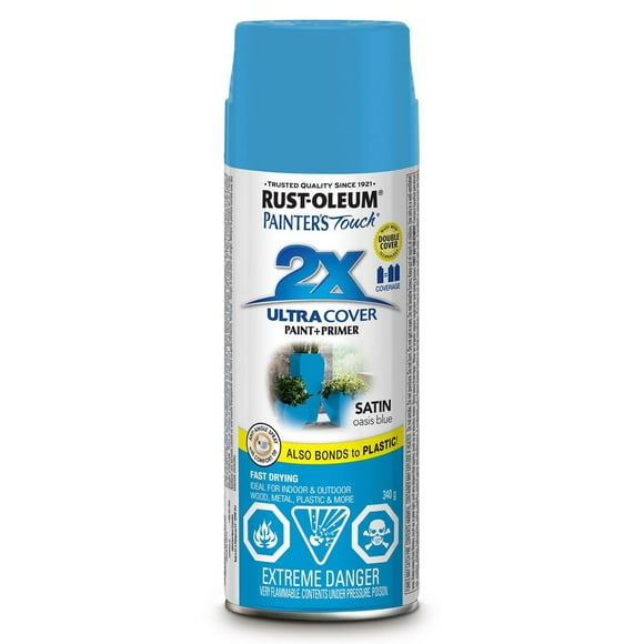 Painter's Touch Ultra Cover 2x Bleu Oasis Satine 340g