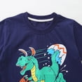 thumbnail image 2 of Kaprioy Boys Summer Outfits My First Easter Baby Boy Outfit Baby Boy Summer Clothes Easter Dinosuar Print Shirt Shorts Set 12 18 24 Month 3T 4T 5T Toddler Boy Dinosuar Set, 2 of 6