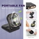 thumbnail image 2 of Miniventilador portátil FADACHY 5 en 1 con banco de energía de 3000 mAh, color negro, 2 of 6