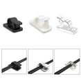 thumbnail image 2 of 20Pieces Cable Organizers SelfStick Cable Clips Adhesive Wire Organizers For Tidy Wire Arrangement On Desks And Wall, 2 of 19