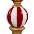 thumbnail image 5 of Northlight Commercial Size Candy Cane Ball Finial Christmas Decoration 48" - Red and White, 5 of 7