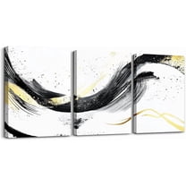 Teens Adult Geometry Swirl Canvas Wall Art for Living Room Bedroom Abstract Art Striped Wall Painting Women Men Vintage Brown Red Picture Wall Decor Rustic Wall Art for Home Decor Unframed