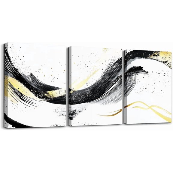 Teens Adult Geometry Swirl Canvas Wall Art for Living Room Bedroom Abstract Art Striped Wall Painting Women Men Vintage Brown Red Picture Wall Decor Rustic Wall Art for Home Decor Unframed