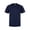 Navy, variant on FUZHIQ Plus Size T Shirts for Men 4x-5x Trendy Loose Fit Crewneck Going Out Pullover Tees Summer Classic Athletic Running Tee,L