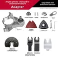 thumbnail image 1 of Xili Aluminum Cast Iron Angle Grinder with Universal Adapter - 400g Multi-Purpose Tool Kit for Woodworking, Electric Edge Trimming & Square Cutting - Includes Upgraded 5 Blades, Ideal for, 1 of 6