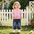 thumbnail image 4 of yboeqw Toddler Girl Clothes Girls Fall Outfits Kids Clothing Long Sleeves Ruffle Hems Top Pant 2Pcs Set,Size 9-12 Months, 4 of 9